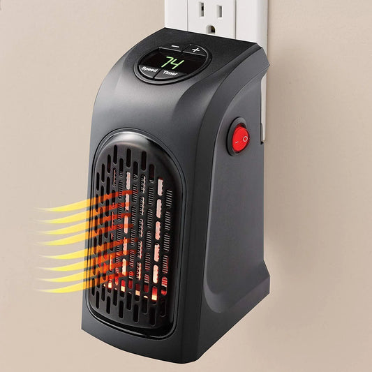 400W Plug-In Wall Heater - Stay Cozy Anywhere!