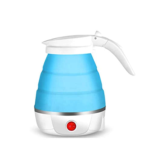 Silicone Foldable Collapsible Electric Water Kettle - Perfect for Camping and Traveling!