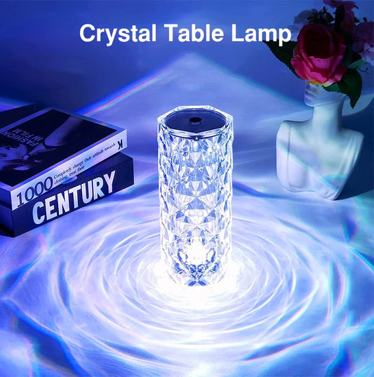 Crystal Touch Night Light Lamp (16 Colors)